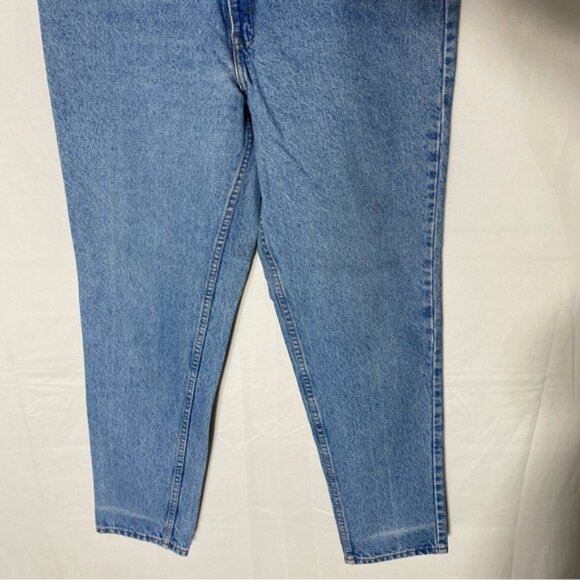 Vintage Levi’s 631 White Orange Tab Light Wash Curvy High Rise Mom Jeans 28 - Picture 12 of 15
